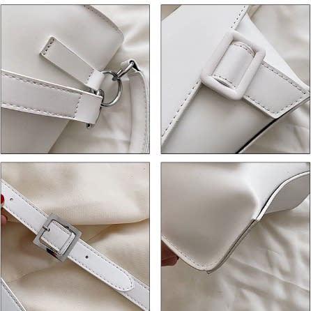 Long Shoulder Strap Buckle Mini Handbag