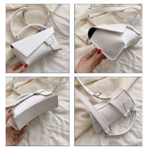 Long Shoulder Strap Buckle Mini Handbag