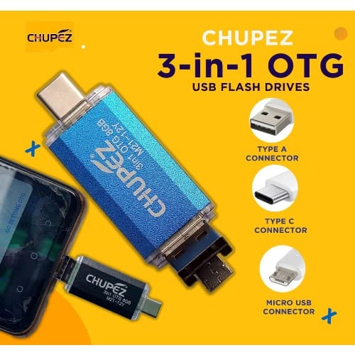64gb Otg Flash Drive 3in1