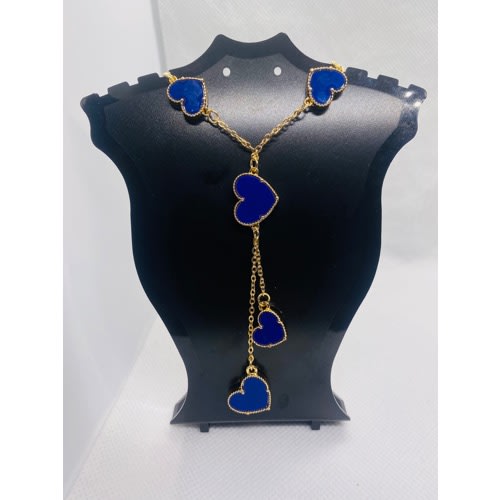 Heart Necklace - Blue