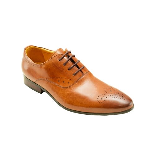 Leather Shoe - Brown - Msh-3662