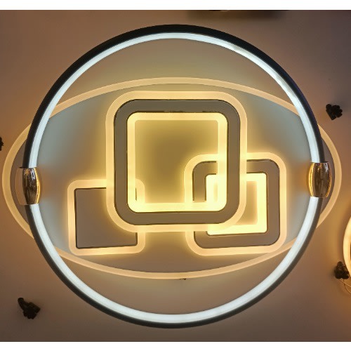 Led Flush Light Ceiling Fitting 3 Color Mode - 15W
