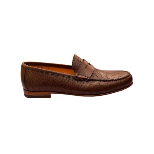 Perforated Brown Shoe For Men