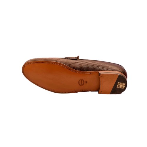 Perforated Brown Shoe For Men