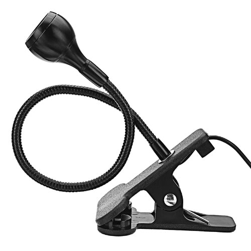 Table Lamp With Clamp And Adjustable Neck