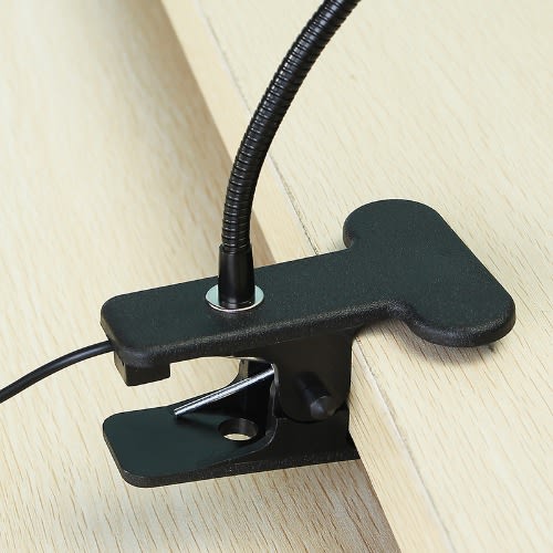 Table Lamp With Clamp And Adjustable Neck