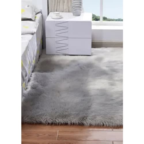 Ash/grey Fur Rug