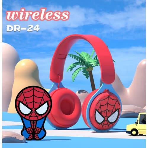 Dr-24 Disney Design Spiderman Wireless Bluetooth Headphone