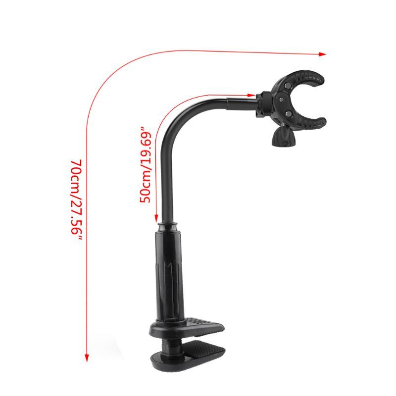 Rotatable Pet Hair Dryer Bracket Dog Cat Grooming Support Frame Pets Clothes Beauty Table Holder-BK
