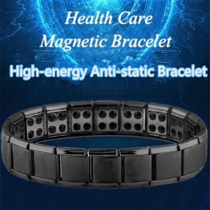 Men's Magnetic Therapy Bracelet Fashion Steel Titanium Bracelet