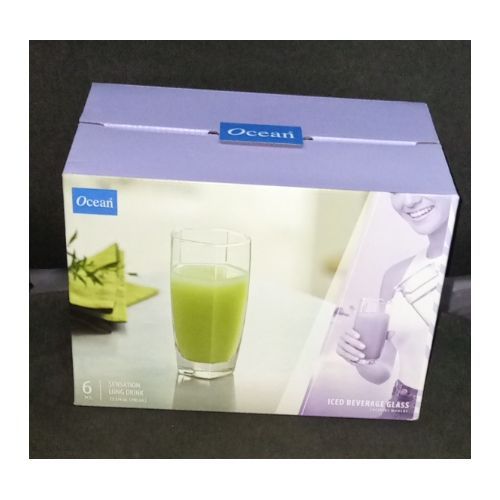 6pcs Of 390ml Glass Tumbler (Sensation Long Drink)