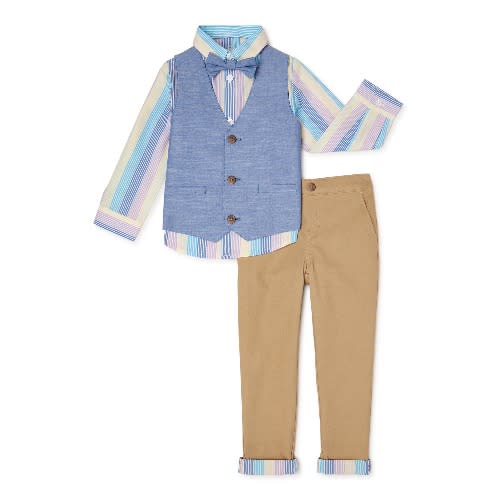 Boys Dressy Outfit Set - 4piece