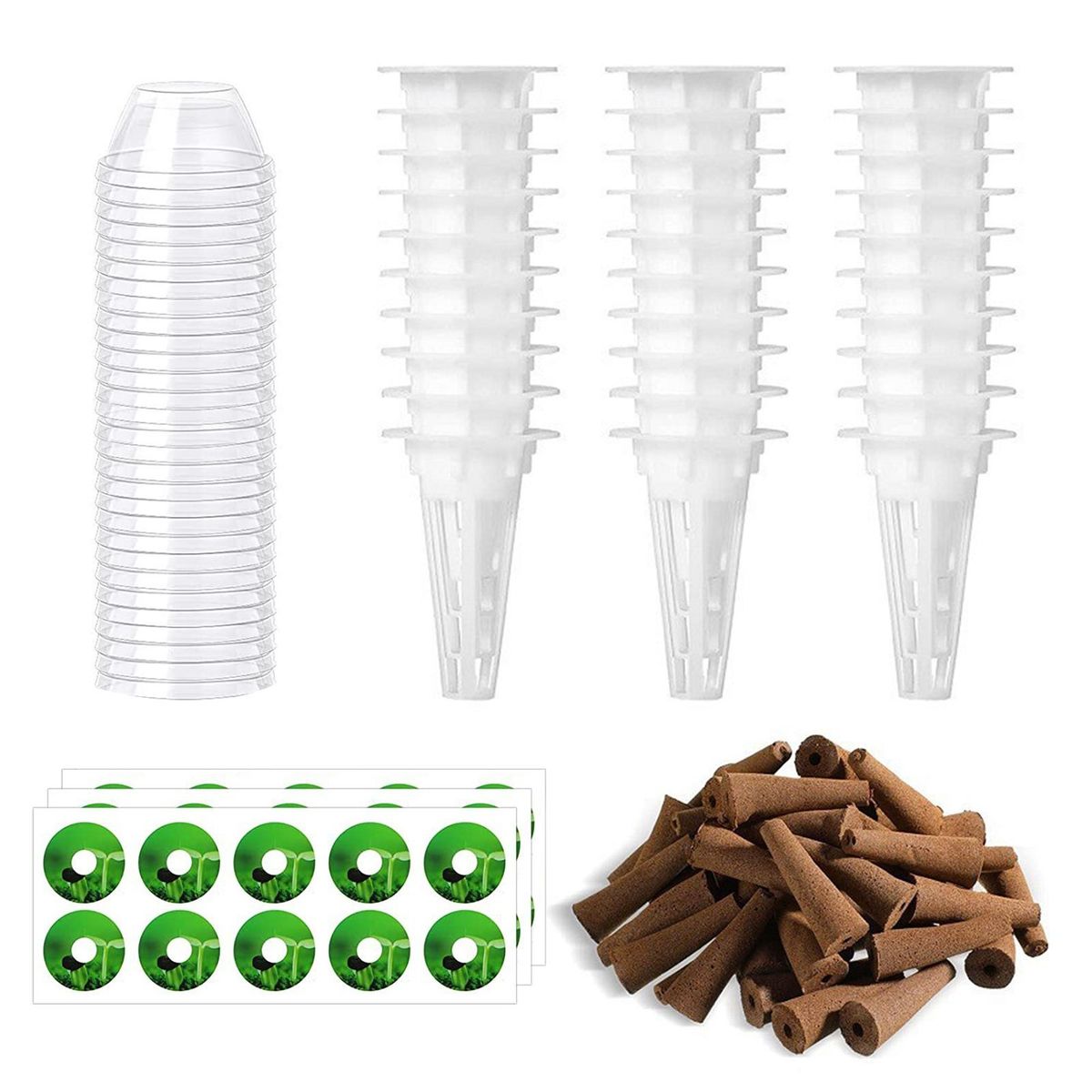 Indoor Garden Starter Kit Hydroponic Growing Kit 120pcs for Aerogarden