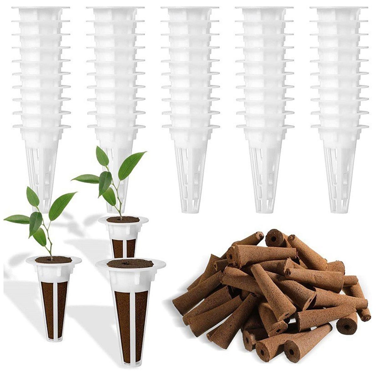 Indoor Garden Starter Kit Hydroponic Growing Kit 120pcs for Aerogarden