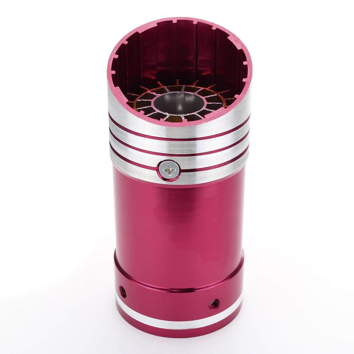 72mm Auto Car Universal Rear Exhaust Pipe Tail Muffler Tip Red Stainless Steel (Red) Red (red)