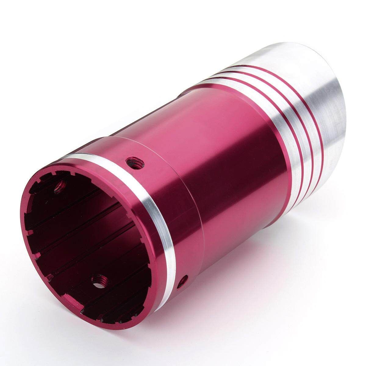 72mm Auto Car Universal Rear Exhaust Pipe Tail Muffler Tip Red Stainless Steel (Red) Red (red)