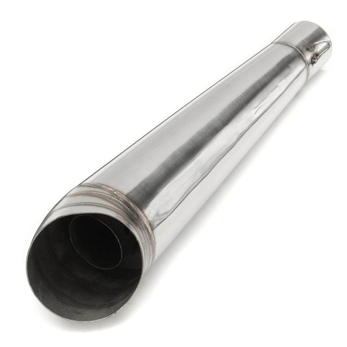 Stainless Steel 38-51mm Motorcycle GP Slip-On Exhaust Muffler Silencer Pipe