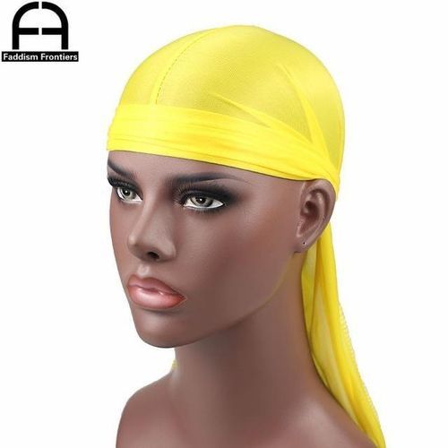 Titan Durag Unisex Plain Yellow Color -durag