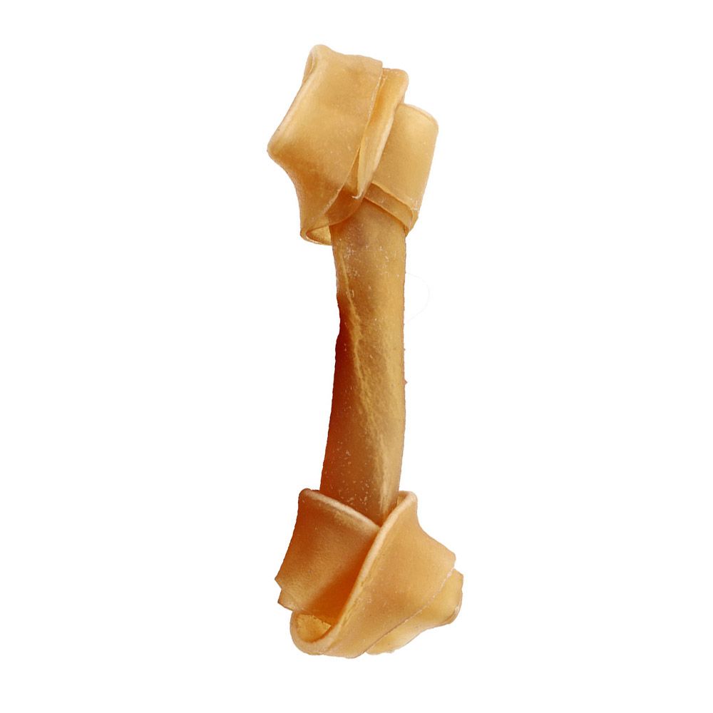 Pet Toy Dog Chews Toys Supplies Leather Cowhide Bone Molar Teeth Clean Stick Food Treats Dogs Bones For Puppy Accessories-8 Inche 1pcs
