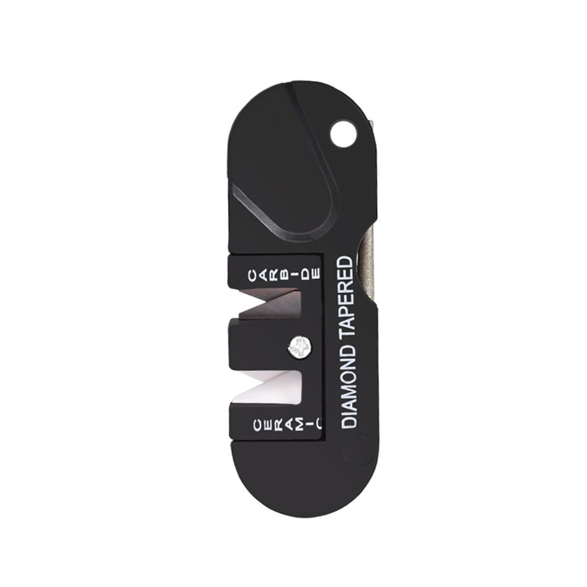 Easy Sharpening for Blades Diamond Pocket Sharpener Portable Black