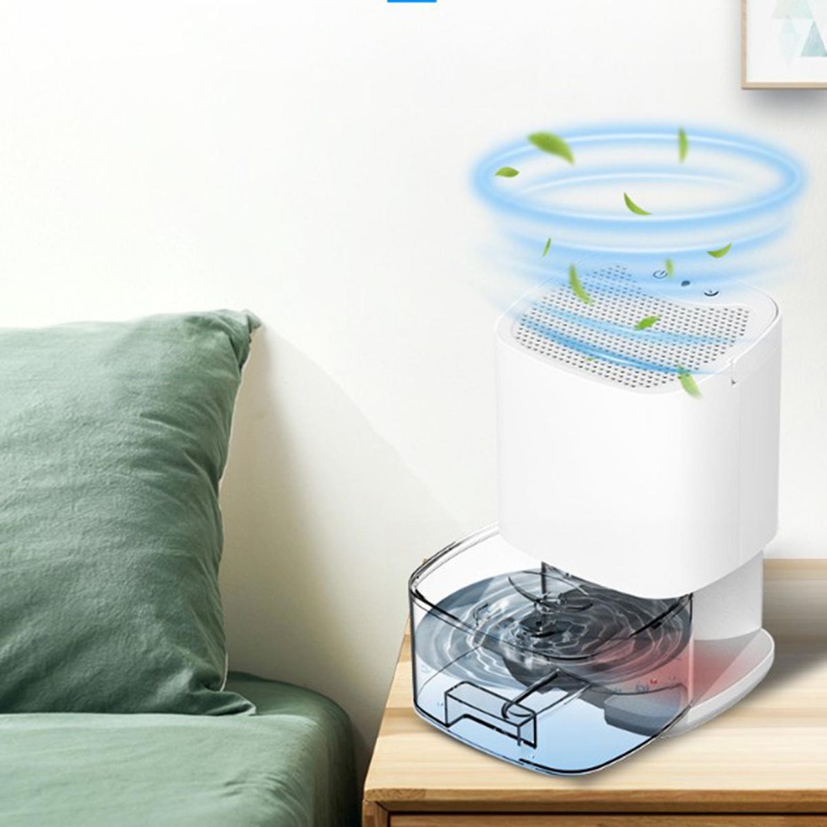 Electric Dehumidifier Compact Quiet Auto Off