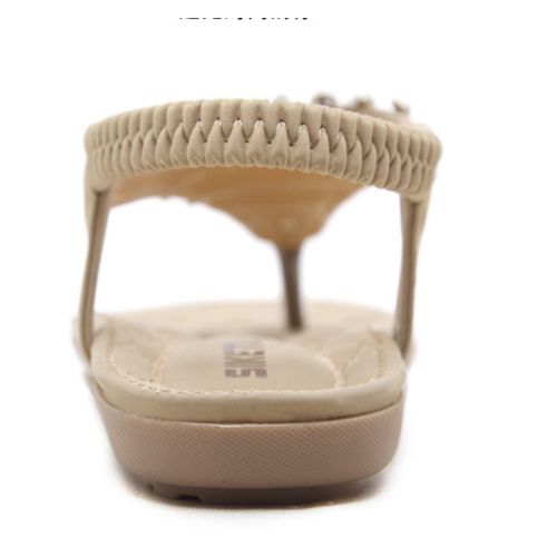 Large Size Elastic Flat Shoes Ladies Casual Leather Shoes