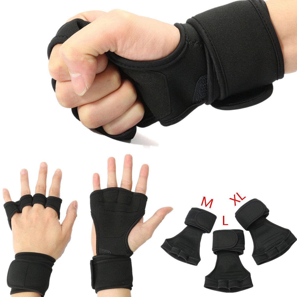 M Fitness Weight Lifting Gym Workout Sport Exercise Training Wrist Wrap M