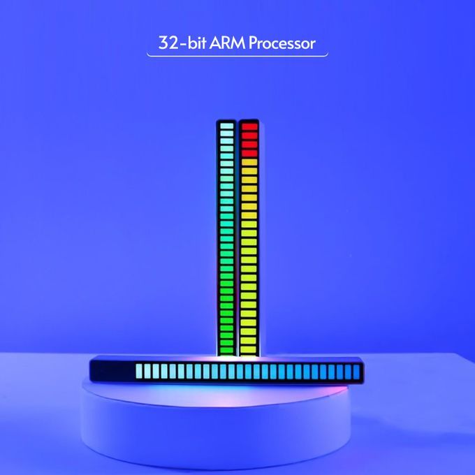 RGB Sound Control Rhythm Lights 3 PCS 32 LED 18 Colors