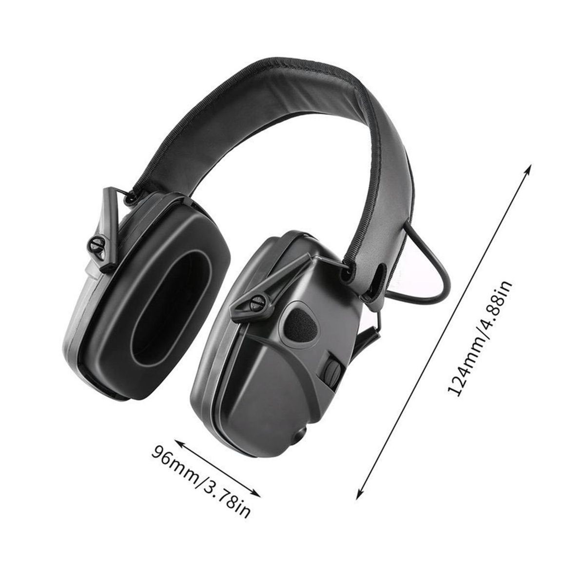 Electronic Folding Ear Protector Anti-Noise Earmuffs for Shooting Hu nting