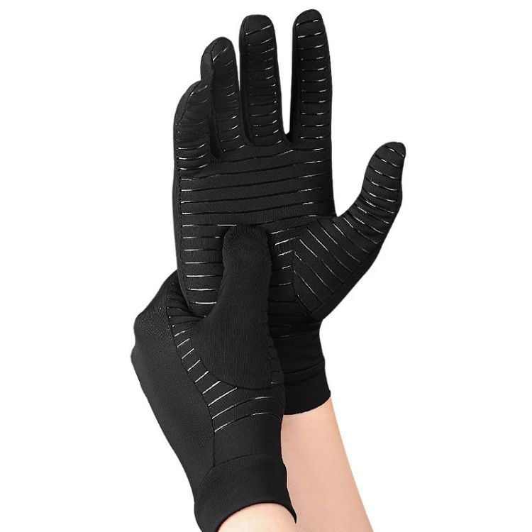 Copper Fiber Pressure Gloves, Size: M