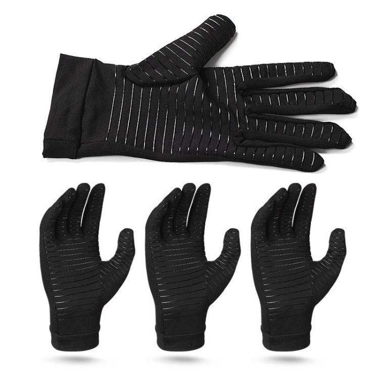 Copper Fiber Pressure Gloves, Size: M