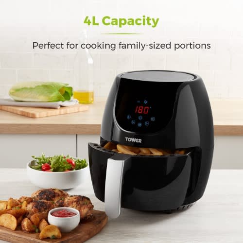 Digital Air Fryer -  Vortx - 4L - 4-in-1 - 1500W - T17067