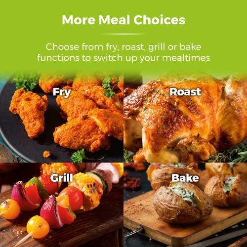Digital Air Fryer -  Vortx - 4L - 4-in-1 - 1500W - T17067