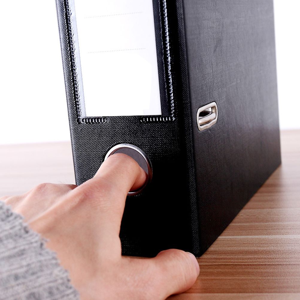 File Folder Arch Lever Document Binder Ring Folders Organizer Office A4 Paper Envelope Pockets Project Sorters Pocket Sheets Black