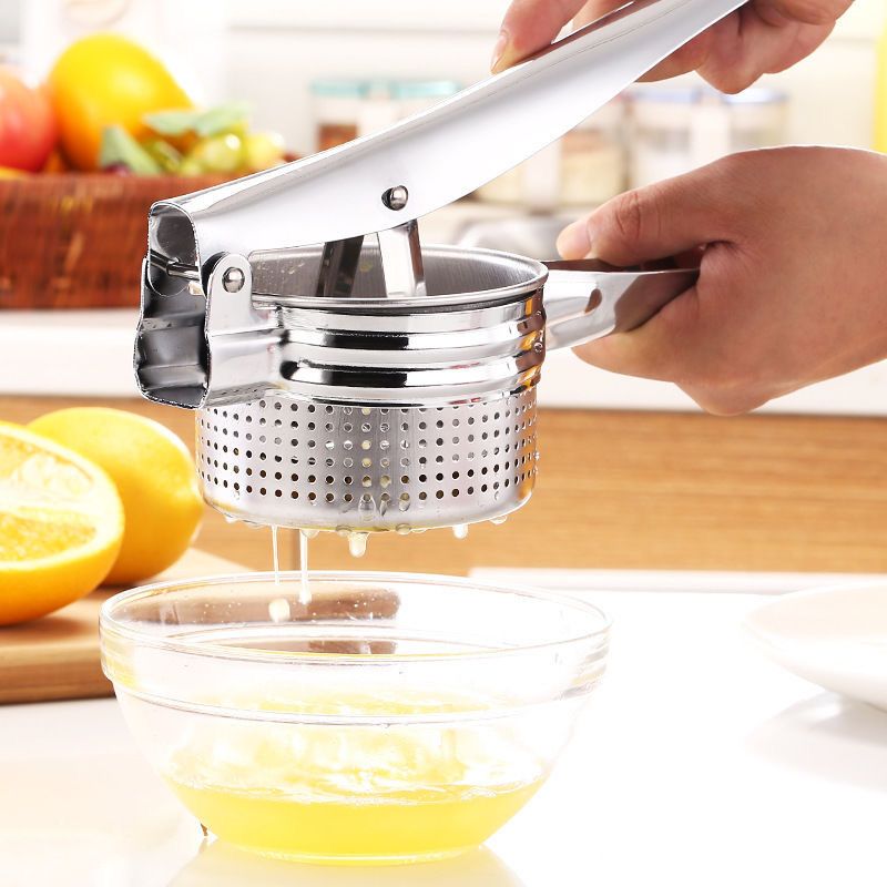 Stainless Steel Juicer Mash Potato Masher Manual Juicer