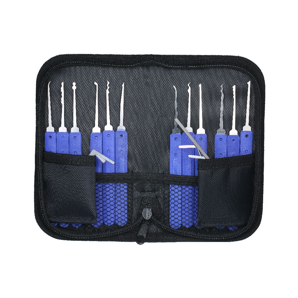 17 PCS Lock Picking Set With Storage Bag + 3 PCS Visible