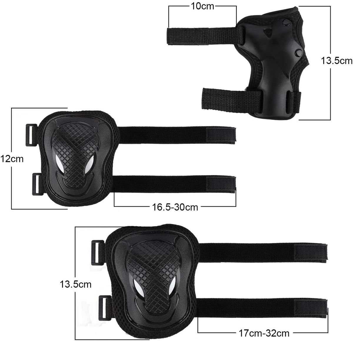 Cushion Knee Elbow Pads Pads Child Cover Wrist Spo Guards Protection Outdoor Sports Roller Guard Rollerskating Padding Women-Blue