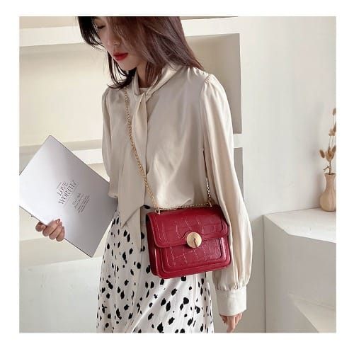 Ladies Hand Bag - Red