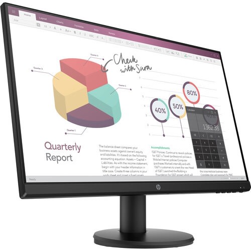 P24v 24" - G4 Monitor Fhd - 1920 X 1080 Ips Display Monitor 5ms 75hz With Vga Hdmi