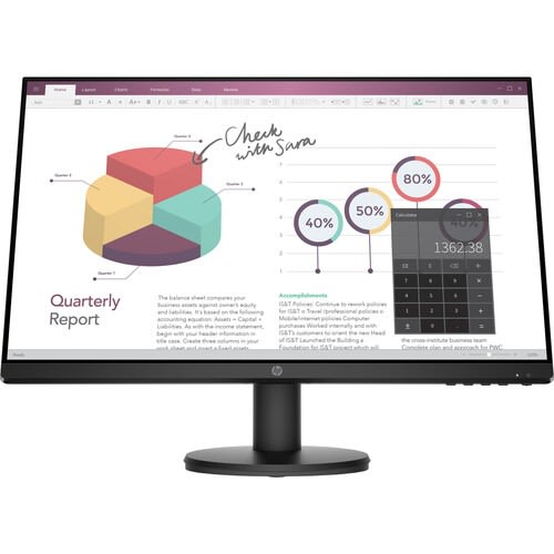 P24v 24" - G4 Monitor Fhd - 1920 X 1080 Ips Display Monitor 5ms 75hz With Vga Hdmi