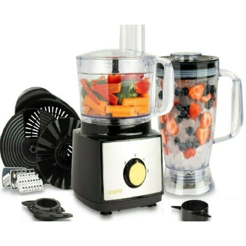 Food Processor With Blender, Choppers, & Blades - 1.8l - 750w - LGFP750W