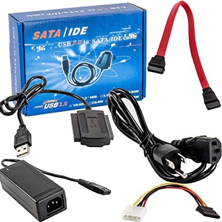 USB 2.0 To Sata/pata/ide Adapter Converter Cable For Hard Drive Disk 2.5"