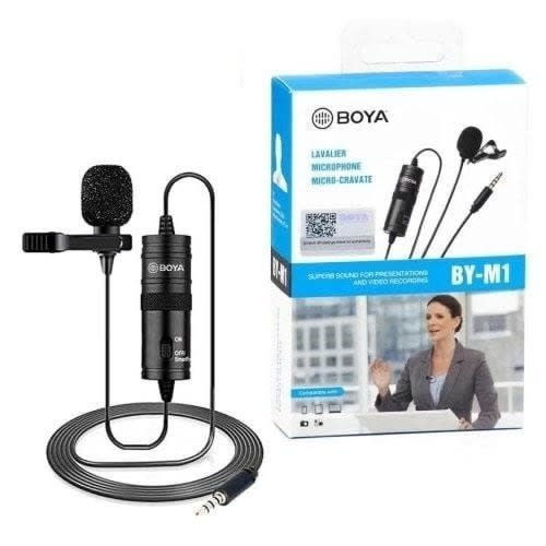 Boya By-m1 Clip-on Microphone - Black