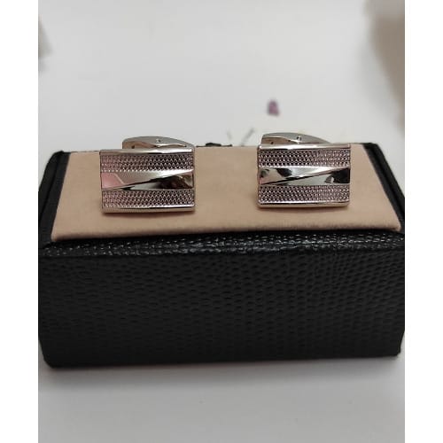 Men Cufflinks 02 - Silver