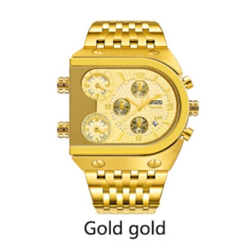 Waterproof Wrist Watch - Gold