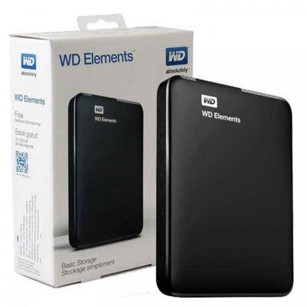1TB WD Portable External HDD-USB 3.0