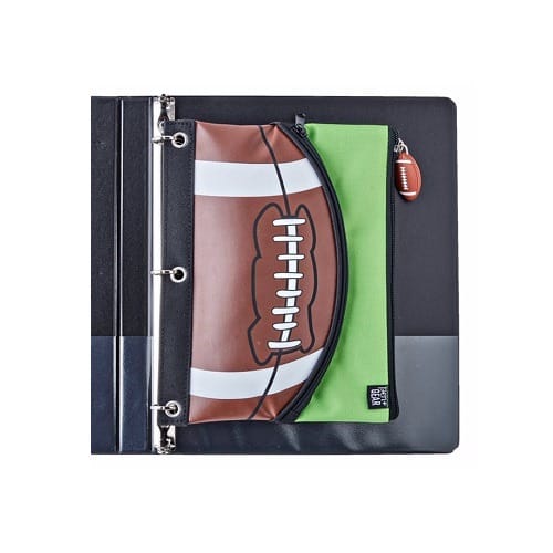 Football Binder Pen & Pencil Case Pouch