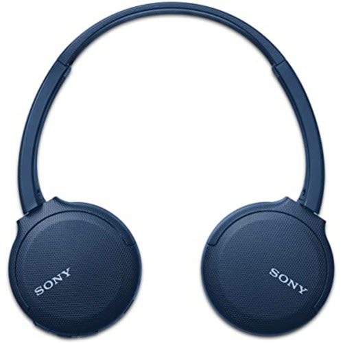 Wireless Bluetooth On-ear Headset With Mic Wh-ch510 - Blue