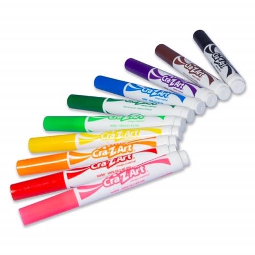 Super Washable Colour Markers - 10pcs