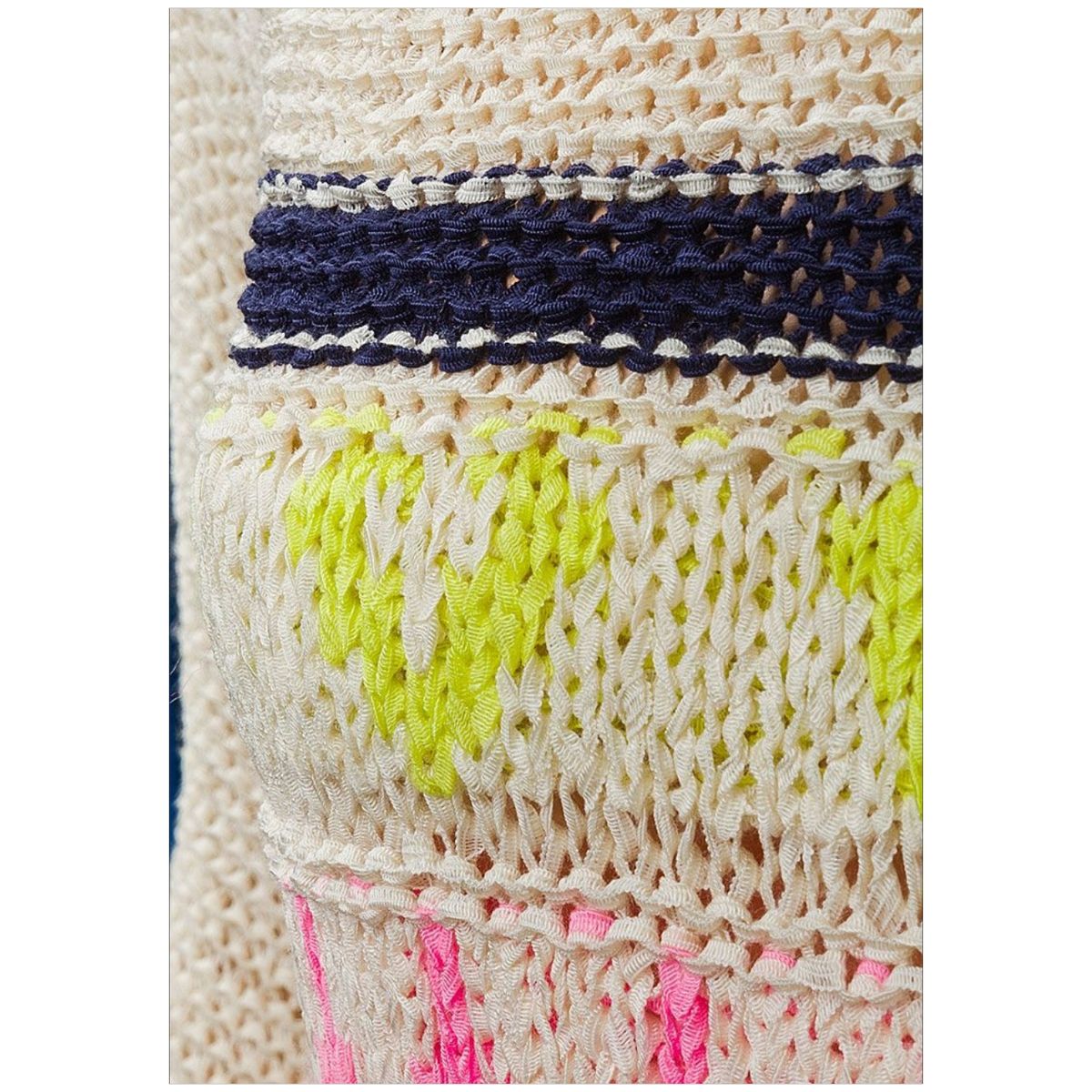 Mfed Ladies Neon Pattern Knit Jumper